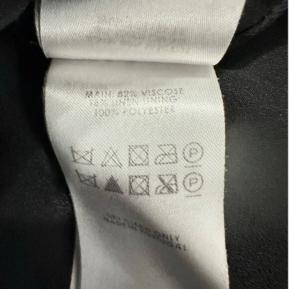 Victoria Victoria Beckham One Shoulder Dress Women's 4 Black Short Sheath - Picture 10 of 15